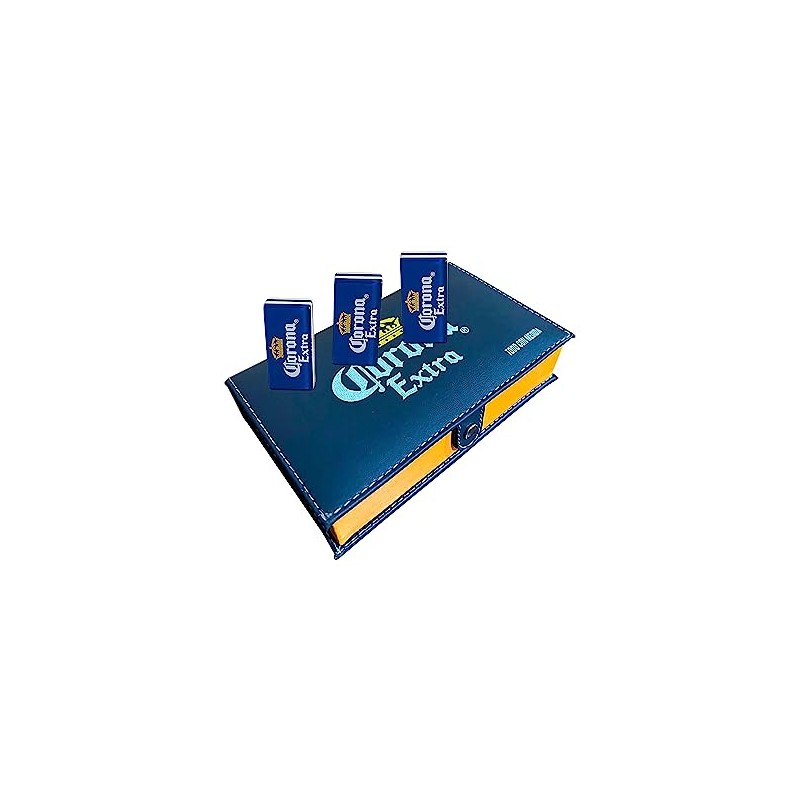 Domino Corona Azul + Cubilete Corona Extra + Baraja Corona