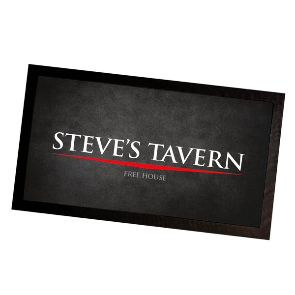 Personalised Bar runner mat - with your name Bar -