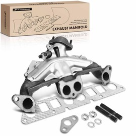 A-Premium Exhaust Manifold Kit W/Gaskets, Nuts, Studs, Washers & Heat Shield [4Cyl 2.5L] Compatible with Jeep Wrangler, Wagonner, Scrambler, Comanche, Cherokee 84-00, CJ7,TJ & Dodge Dakota & AMC Eagle