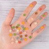 200 PCS Tiny Resin Daisy for Crafts Mini Daisy Flowers