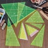 UNICRAFTALE 8 Pcs Triangle Quilting Template Triangle Rulers for Quilting
