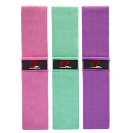 COREZONE Fabric Resistance Bands - Elastic Workout Bands for Men Women's Booty, Legs, and Glutes - Perfect for Squats and Exercises at the Gym or Home Fitness Accessories