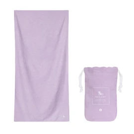 Dock & Bay Quick Drying Towel - For Sports & Gym - Compact, Lightweight - 100% Recycled - Includes Bag - Essential - Meadow Lilac, Extra Large (200x90cm, 78x35)