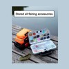 Aventik Waterproof Fishing Tackle Box Lures Hooks Bait Storage Case