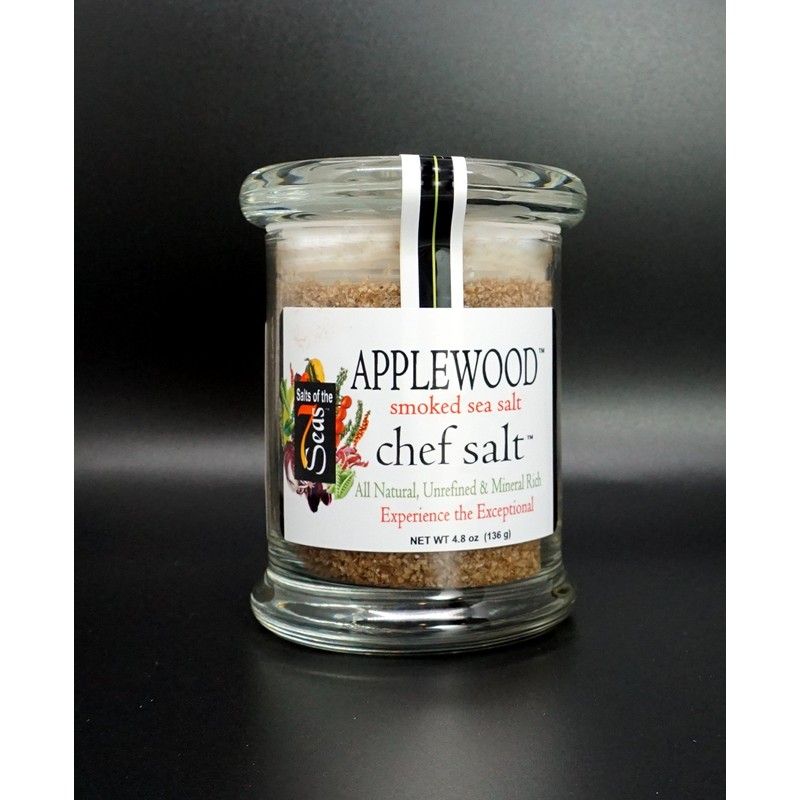 Applewood Smoked Gourmet Sea Salt -Best Seller!