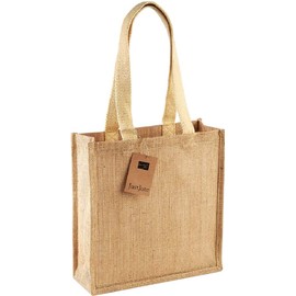Westford Mill Jute Compact Tote Bag in Natural