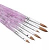 Unbranded 6Pcs Acrylic Nail Art Pen Tips UV Builder Gel