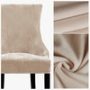 Lellen Stretch Wingback Chair Cover Slipcover - Reusable Wingback Side