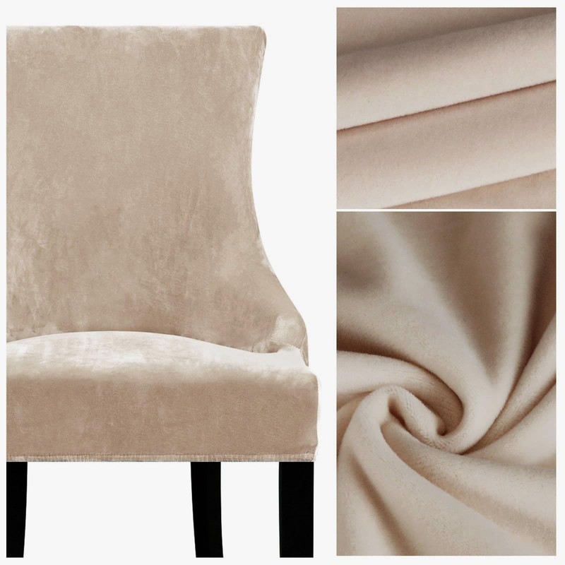 Lellen Stretch Wingback Chair Cover Slipcover - Reusable Wingback Side