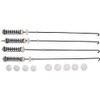 4-Pack W10780048 Washer Suspension Kit Replacement for Whirlpool WTW4750YQ1 Washer