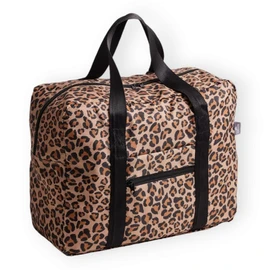 Easy Travel Bag Leopard Print, black, Folding travel bag