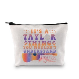 BDPWSS It's A Taylor Thing You Wouldn't Understand Funny Music Lover Makeup Bag for Music Fans Singer Cosmetic Bag (Tay Thing bagCA)
