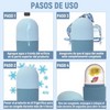 Rodillo Silicona De Hielo Masaje Facial Reutilizable