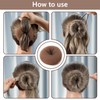 TsMADDTs Dount Bun Maker, 3PCS Light Brown Hair Bun Maker