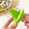 Green Detachable 3-in-1 Kiwi Peeler Slicer Tool - Stainless Steel