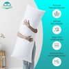 Body Pillow Case 20 x 48 Body Pillow Cover White