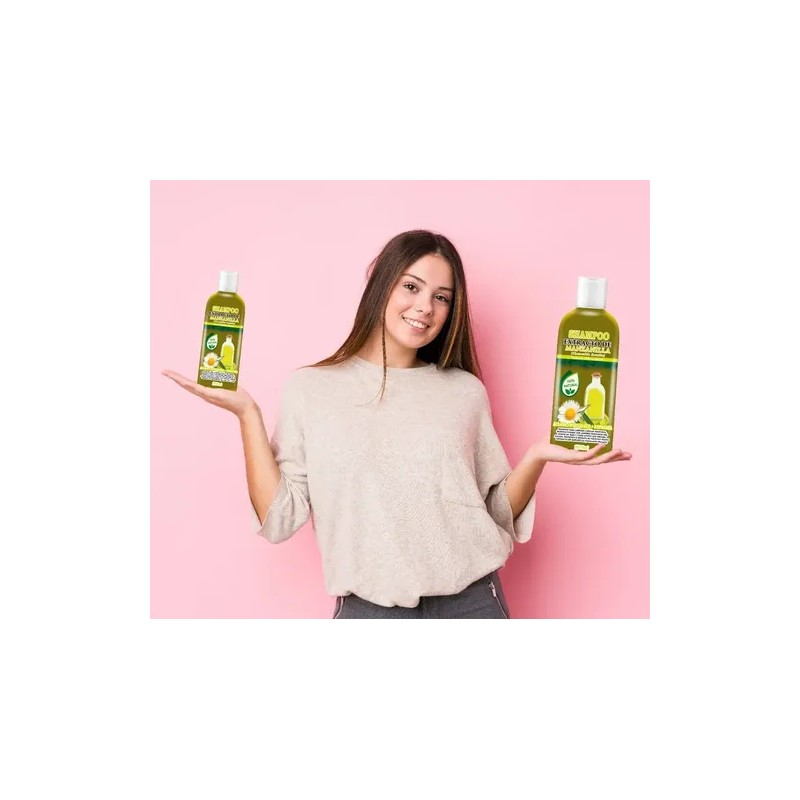 Shampoo Extracto De Manzanilla Natural 500ml Envió Gratis!