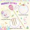 Bekeify 200 PCS Bamboo Sticks 12 CM Toothpicks for Easter
