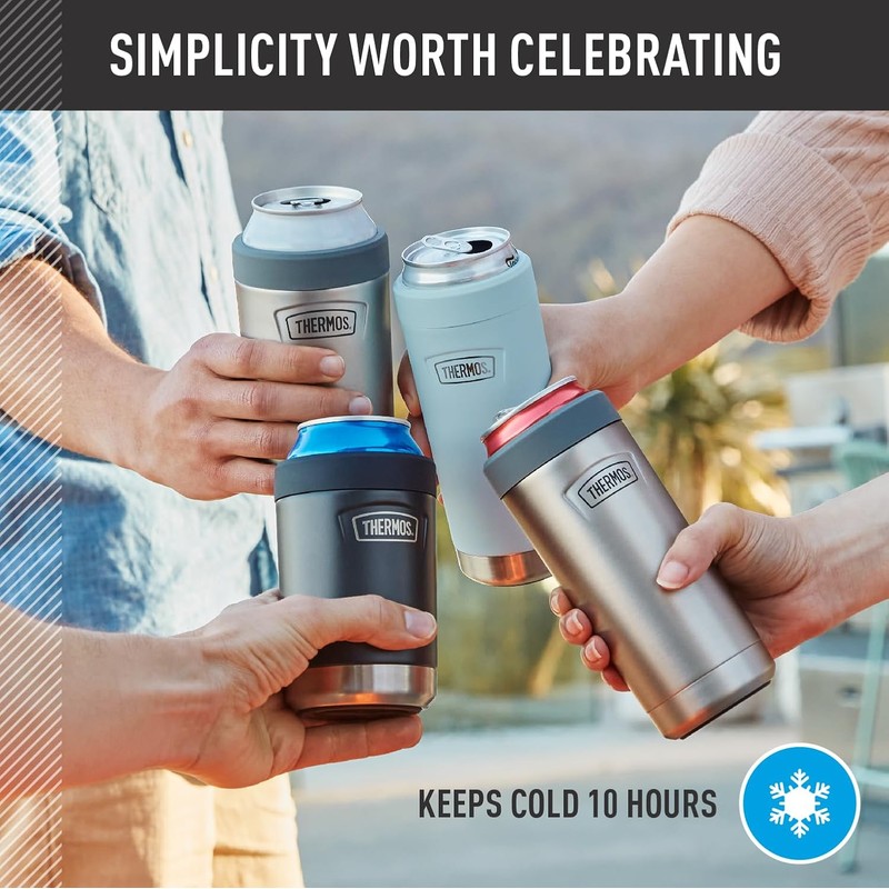 THERMOS ICON SERIES, aislante para latas de bebidas, 12 onzas,