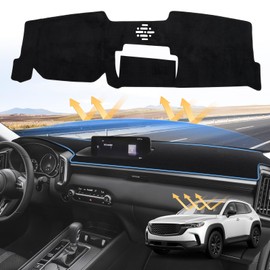 Sunsdrew Dash Cover for 2024 2023 Mazda cx-50 Dashboard Cover Mat for cx50 Accessories Sunshade Nonslip Mesh Protector No Glare