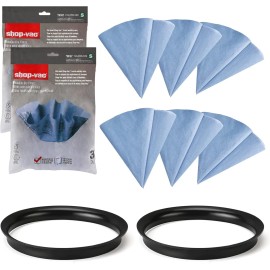 Shop-Vac 90107 Paper Disc Filter Reusable for Most Wet/Dry Vacuum...