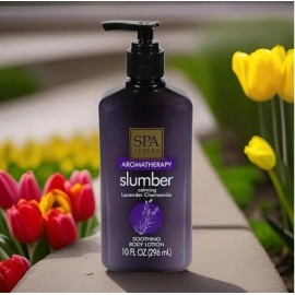 Spa Luxury Aromatherapy Slumber Body Lotion Calming Lavender Chamomile 10 oz.