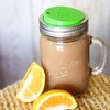 Ecojarz Silicone Drink Top for Wide-Mouth Mason Jars