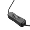Clearhill 4Pcs 5-24V DC On/Off Switch with 5521DC Male and