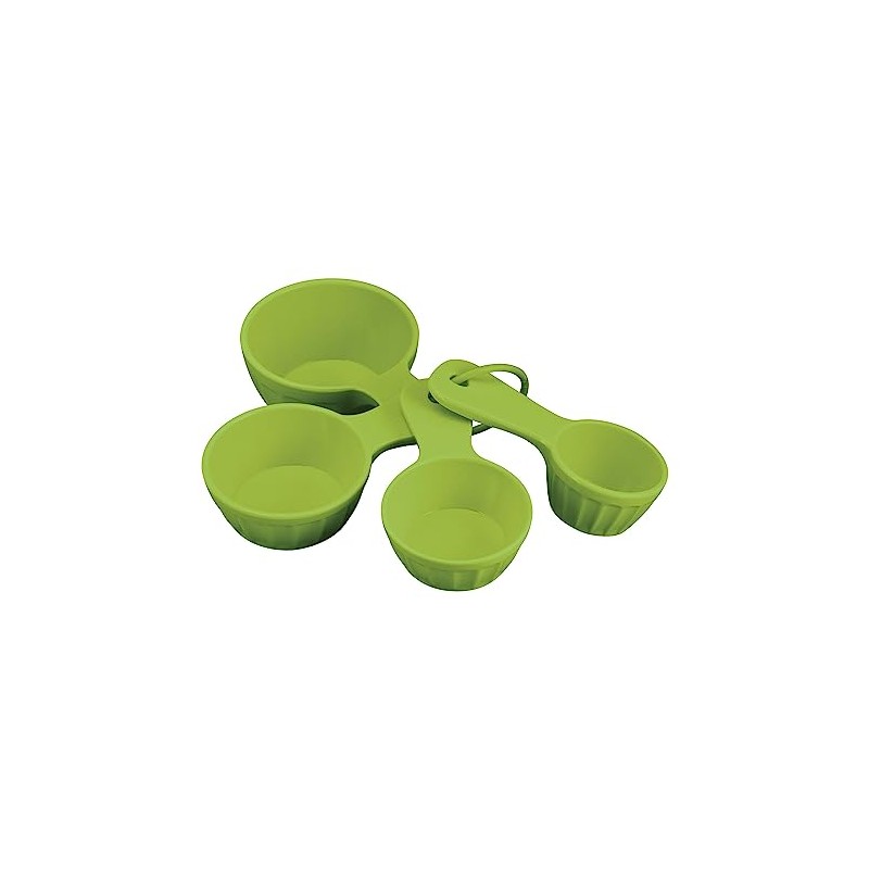 UPware 4-Piece Multi-Purpose Liquid and Dry Melamine Measuring Cups Set,