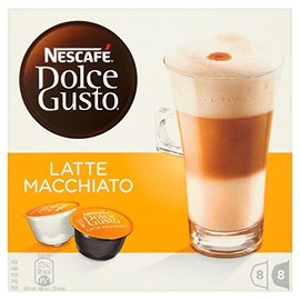 NESCAFÉ DOLCE GUSTO Latte Machiato 16 Capsules, 8 servings (Pack of 3, Total 48 Capsules/coffee pod