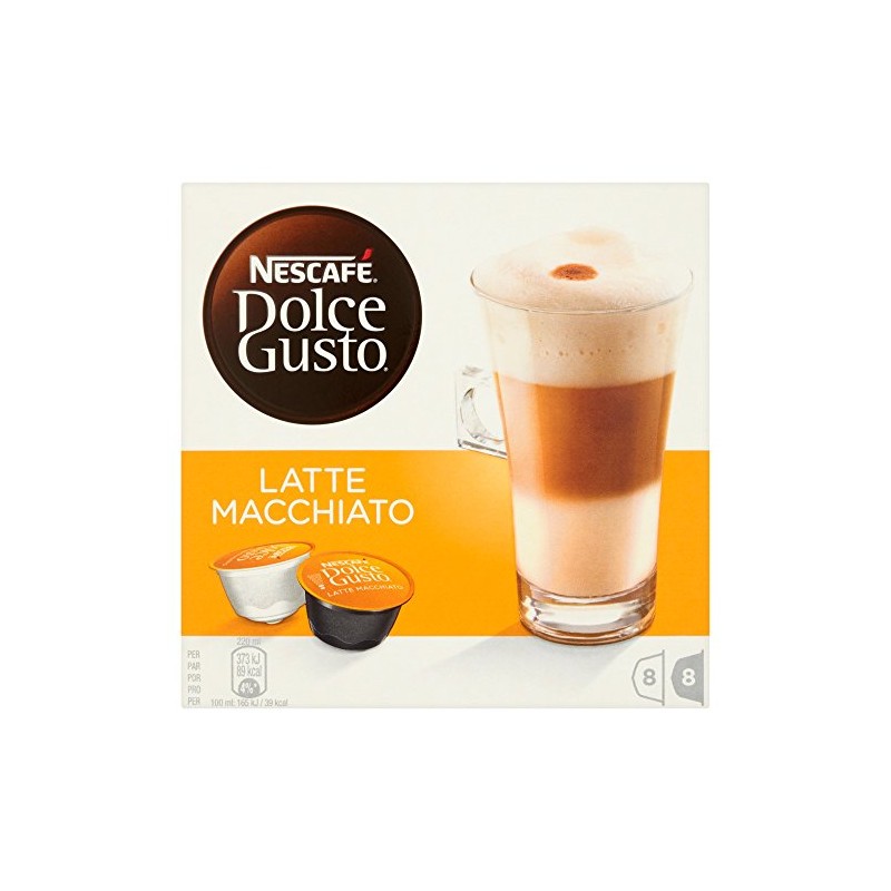 NESCAFÉ DOLCE GUSTO Latte Machiato 16 Capsules, 8 servings (Pack