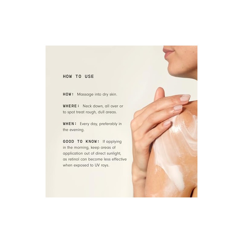 Versed- Press Restart Retinol Body Lotion - Loción reafirmante para