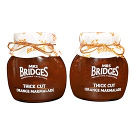 MRS. BRIDGES OF SCOTLAND, Set of 2, Thick Cut Scottish Orange Marmalade, 12 Oz each