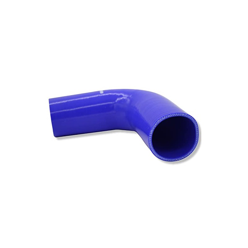 2.5" Silicone Coolant Hose Blue 90 Degree with 6" Legs