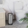 Bunoxea Toilet Paper Holder Stand, Freestanding Toilet Tissue Organizer, Minimalistic