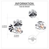 ONEFINITY Raccoon Earrings 925 Sterling Silver Raccoon Earrings Animal Raccoon