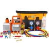 BACOENG R1234YF AC Vacuum Pump and Gauge Set, 4 CFM