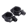 Soporte universal para espejo de manillar de motocicleta, 10 mm,