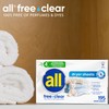 all Fabric Softener Dryer Sheets for Sensitive Skin, Free Clear,