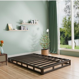 FMDMR Twin Box Spring 4 Inch - Low Profile Box Spring Twin, Heavy Duty Mattress Foundation Metal Bed Base with Fabric Cover, Noise Free, Easy Assembly, Non-Slip, 2500lbs Max