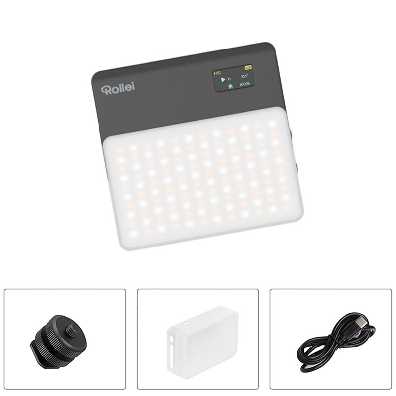 Rollei Lumis Compact RGB, Small RGB Continuous Light with 360