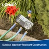 Orbit 56233D 3-Outlet Digital Watering Timer, 3 valves, Black and