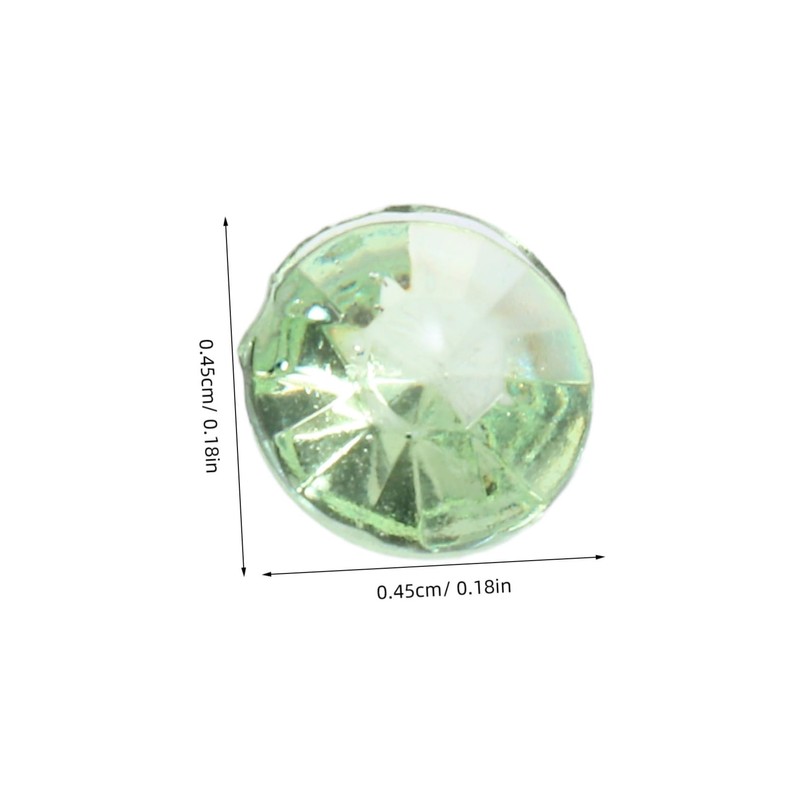 Levemolo 4.5mm Acrylic Tip Crystals 2000pcs Pack Crystal Accessories Craft