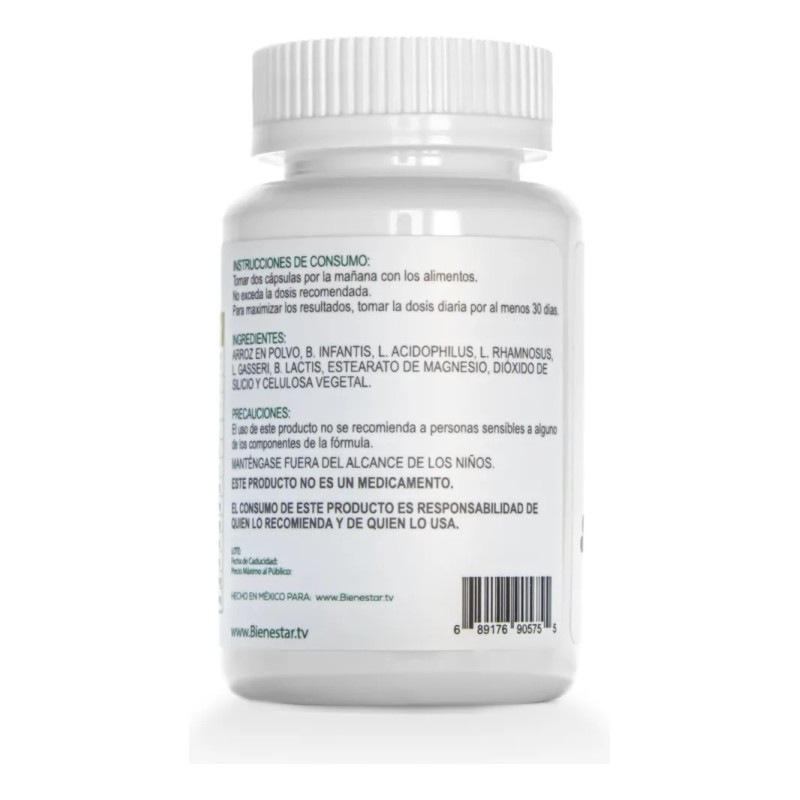 Bacticure Probióticos Para El Balance Del Sistema Digestivo.