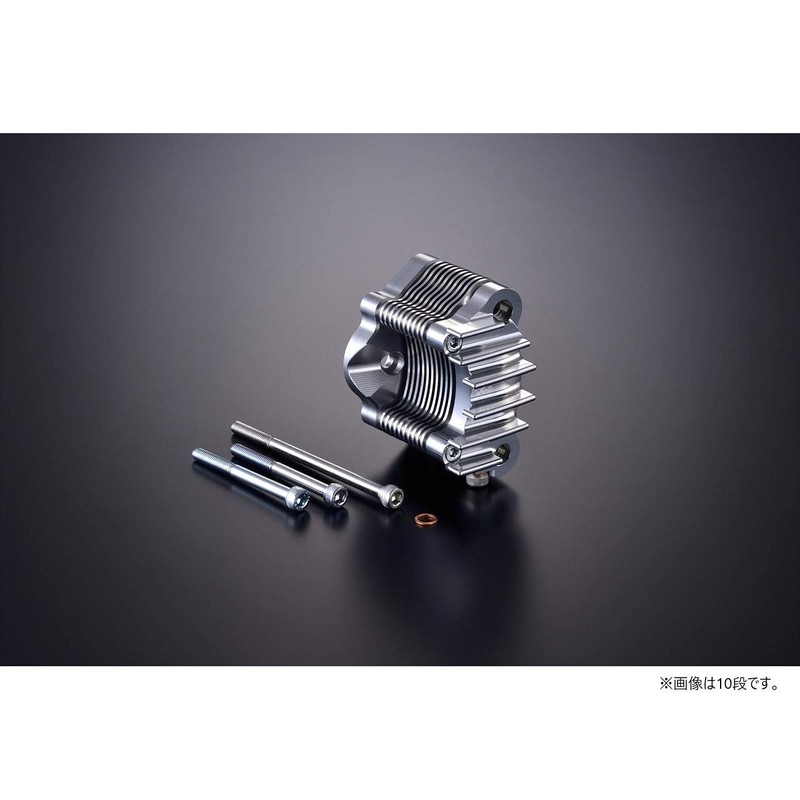 Gcraft 37036 Classic Monkey Ducks 7-Tier Silver Anodized Billet Aluminum