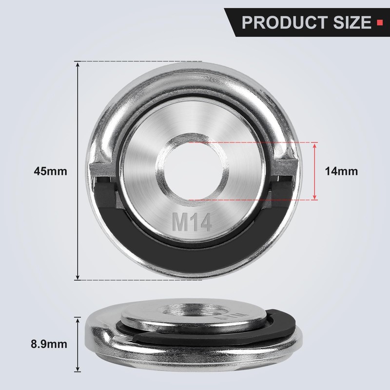 CPROSP 2-Piece Quick Release Nut for Angle Grinder M14 with