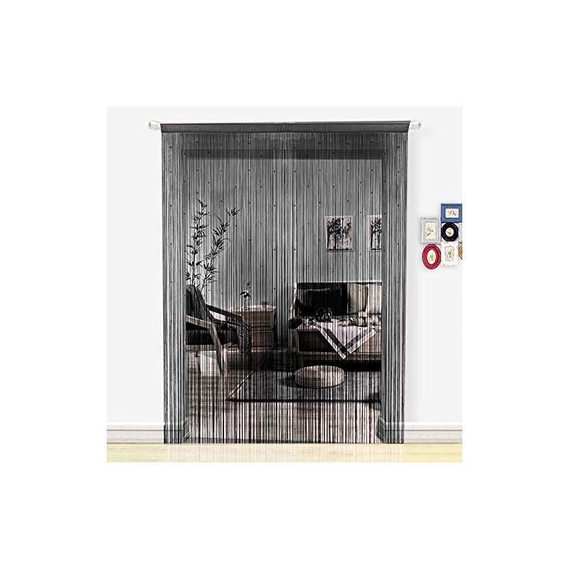 HSYLYM String Curtains Spaghetti Door Beads Light Weight Colourful Dense