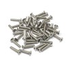 iexcell 50 Pcs M5 x 25mm Thread Pitch 0.8 mm