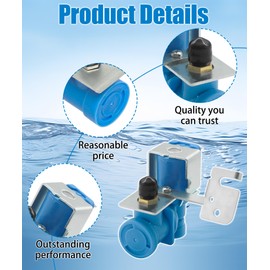 Refrigerator Water Inlet Valve Assembly Fits for LG, Replace AJU55759303 5220JA2009D