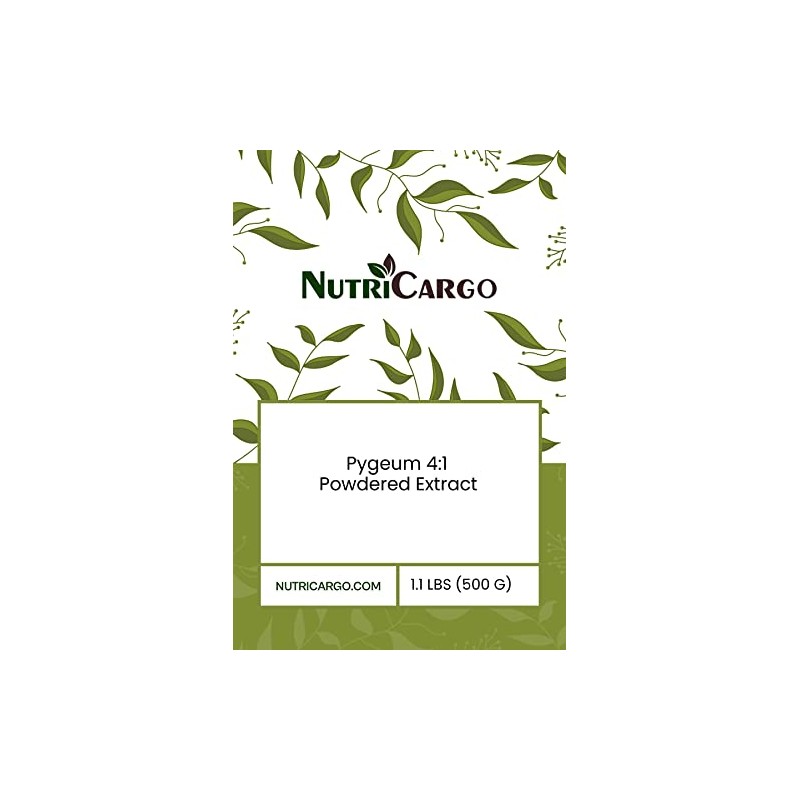 NutriCargo Pygeum 4:1 Powdered Extract 1.1 LBS (500 G)